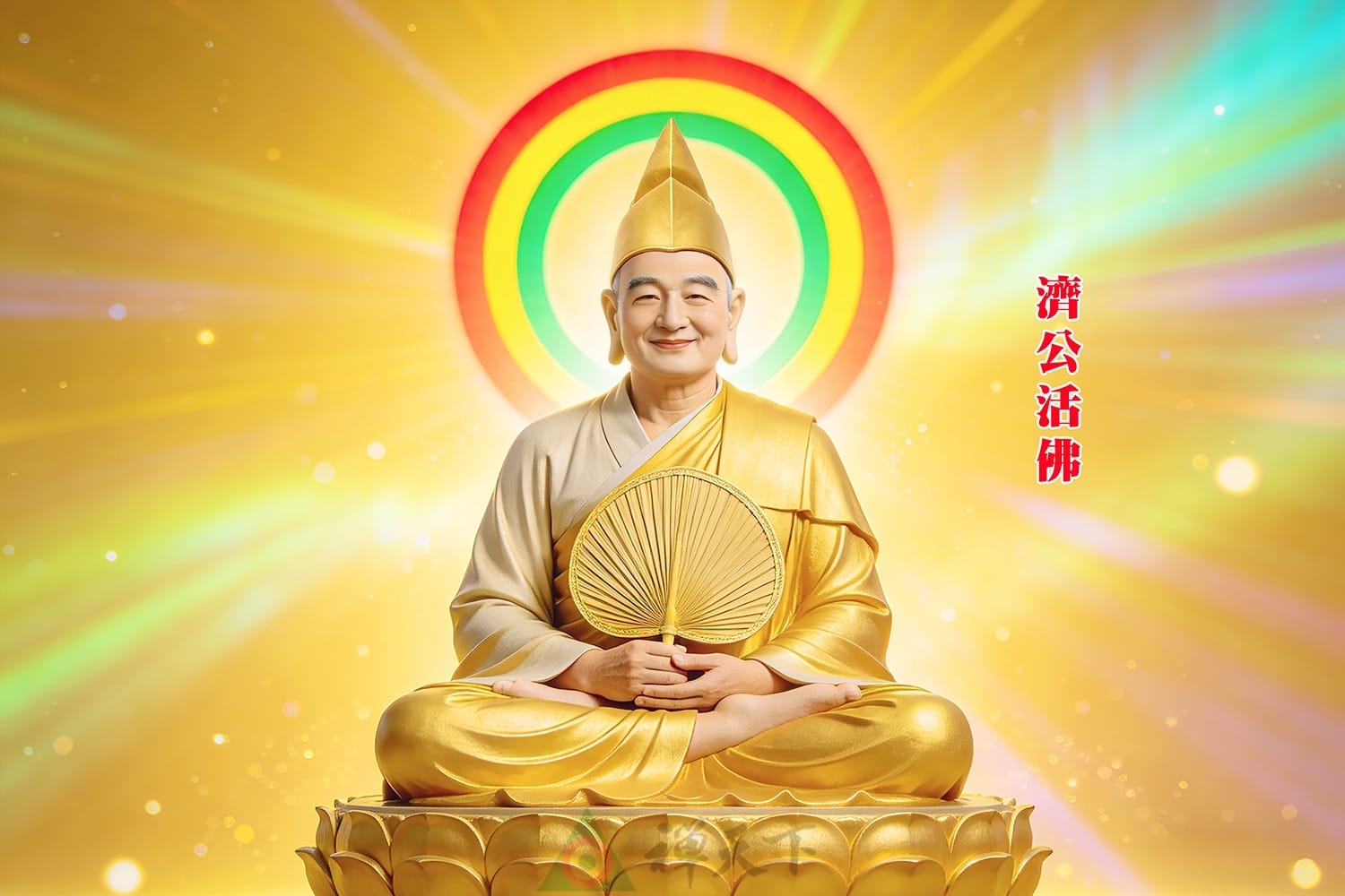 濟顛道濟禪師　寓神通於顛狂　悲心濟世度眾