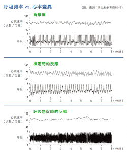呼吸頻率vs.心率變異