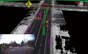 google無人駕駛車所見影像