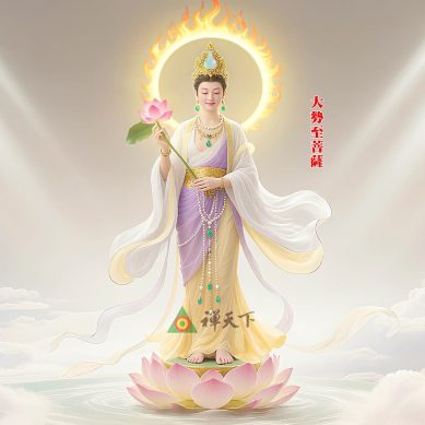 大勢至菩薩　光明智慧，念佛成就