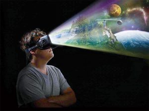 虛擬實境啟動人類無限想像力，帶著人們體驗飛天遁地、穿越時空等超乎現實的情境。（圖片來源：Oculus臉書）