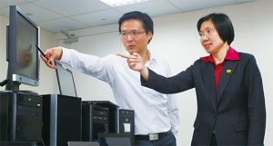 民國黨主席徐欣瑩博士與資訊長吳旭智博士