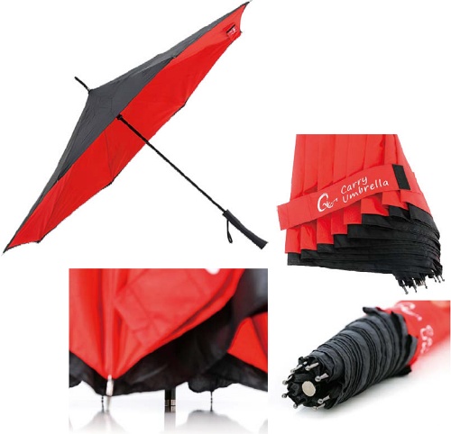 Carry反向傘注重細節