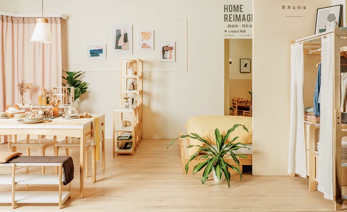 「走走家具」推出一系列風格一致的簡約設計
