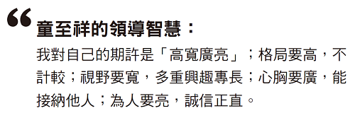 童至祥的領導智慧