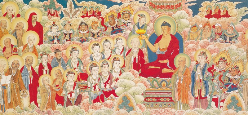 世尊於2500年前的靈山法會