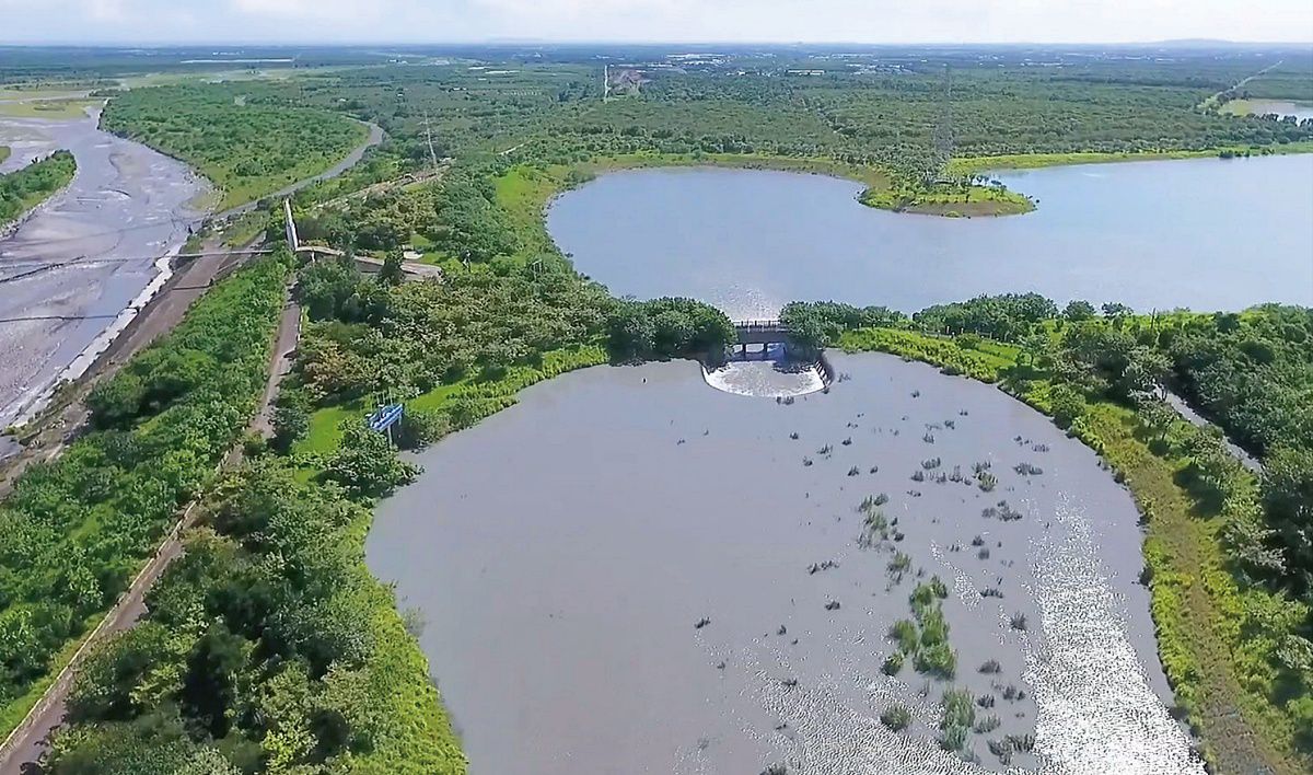大潮州地下水補注計畫的沉澱池