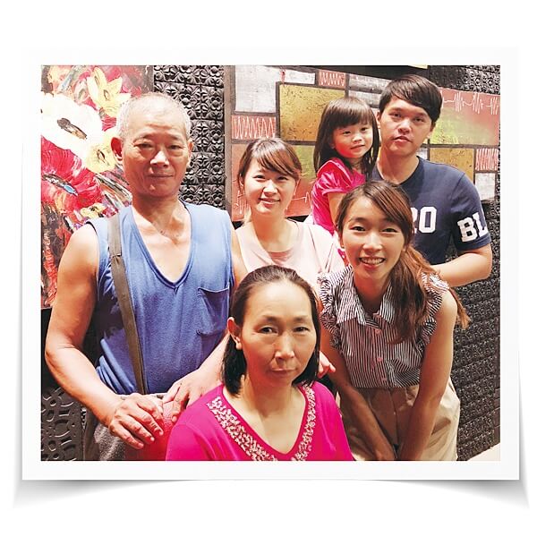 禪修以後,洪藝瑄與家人相處得更融洽