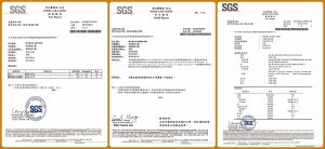 聖光牌各項產品均通過SGS檢驗