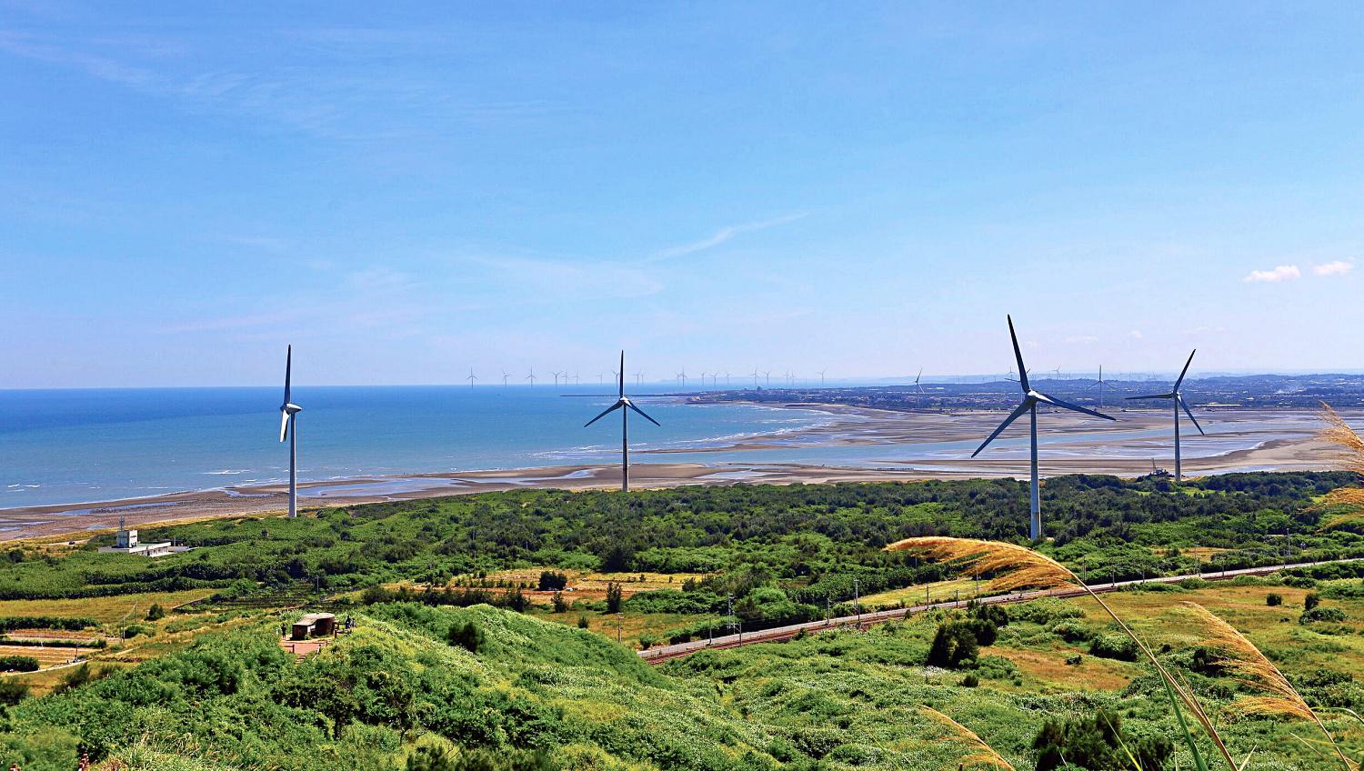 苗栗沿岸與近海的風場