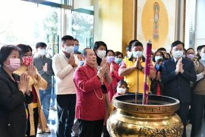 悟覺妙天禪師主持埔里大梵寺的祭天大典