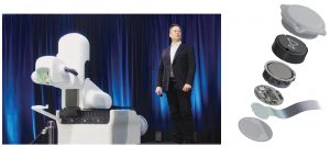 Neuralink創辦人馬斯克及手術機器人