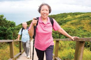 長輩也能完成登山的目標