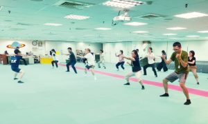 板橋佛國精舍舉辦「爆汗健康活力禪」