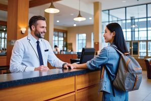 獨旅女性應挑選有服務人員值班的旅館
