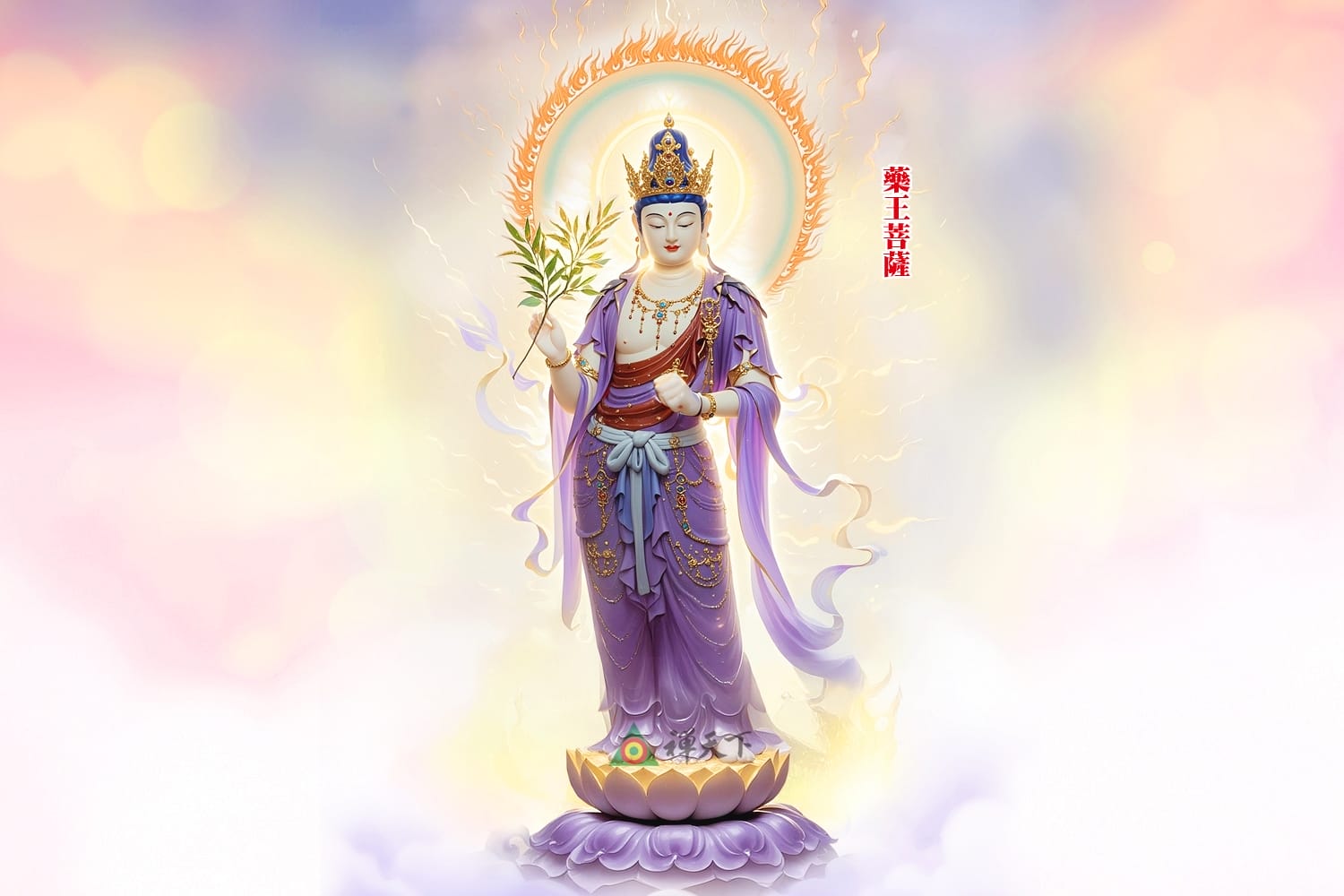 藥王菩薩 燃身照大千,拔苦濟眾生