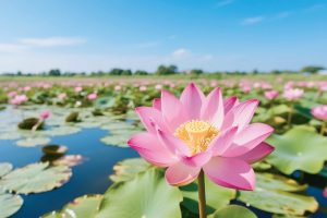 佛心如聖潔的蓮花