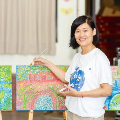 劉英華推廣美感教育　南庄社區活力滿點