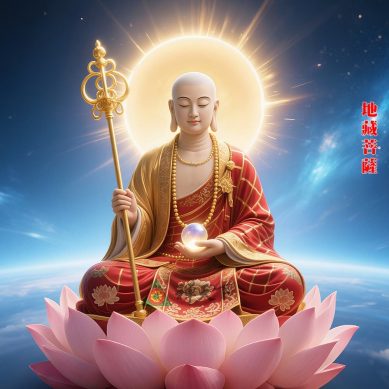 地藏菩薩　大孝無盡，大願無際