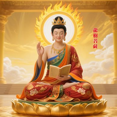 龍樹菩薩　千部論主，八宗共祖