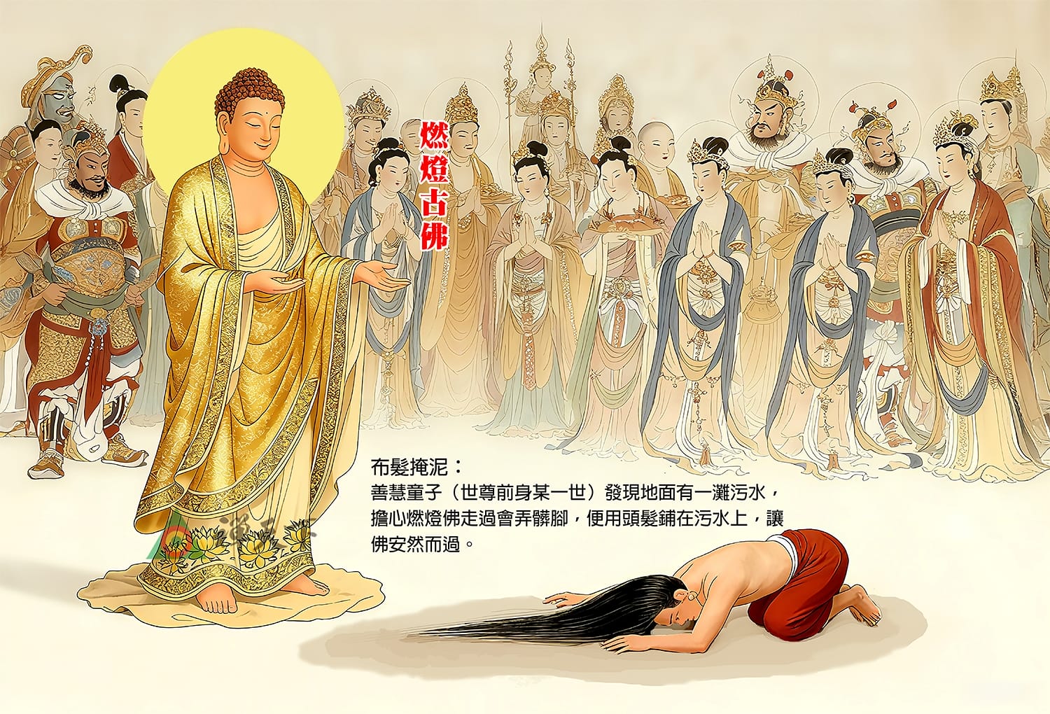 燃燈古佛 傳燈授記,光明不滅