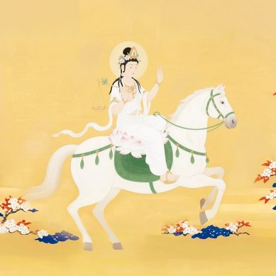 禪宗第十二代祖師馬鳴大士尊者「明暗元不二　非取亦非離」