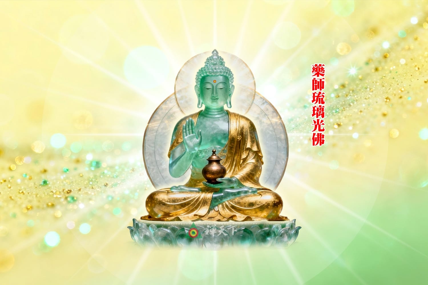 藥師佛　消災延壽，大醫王願