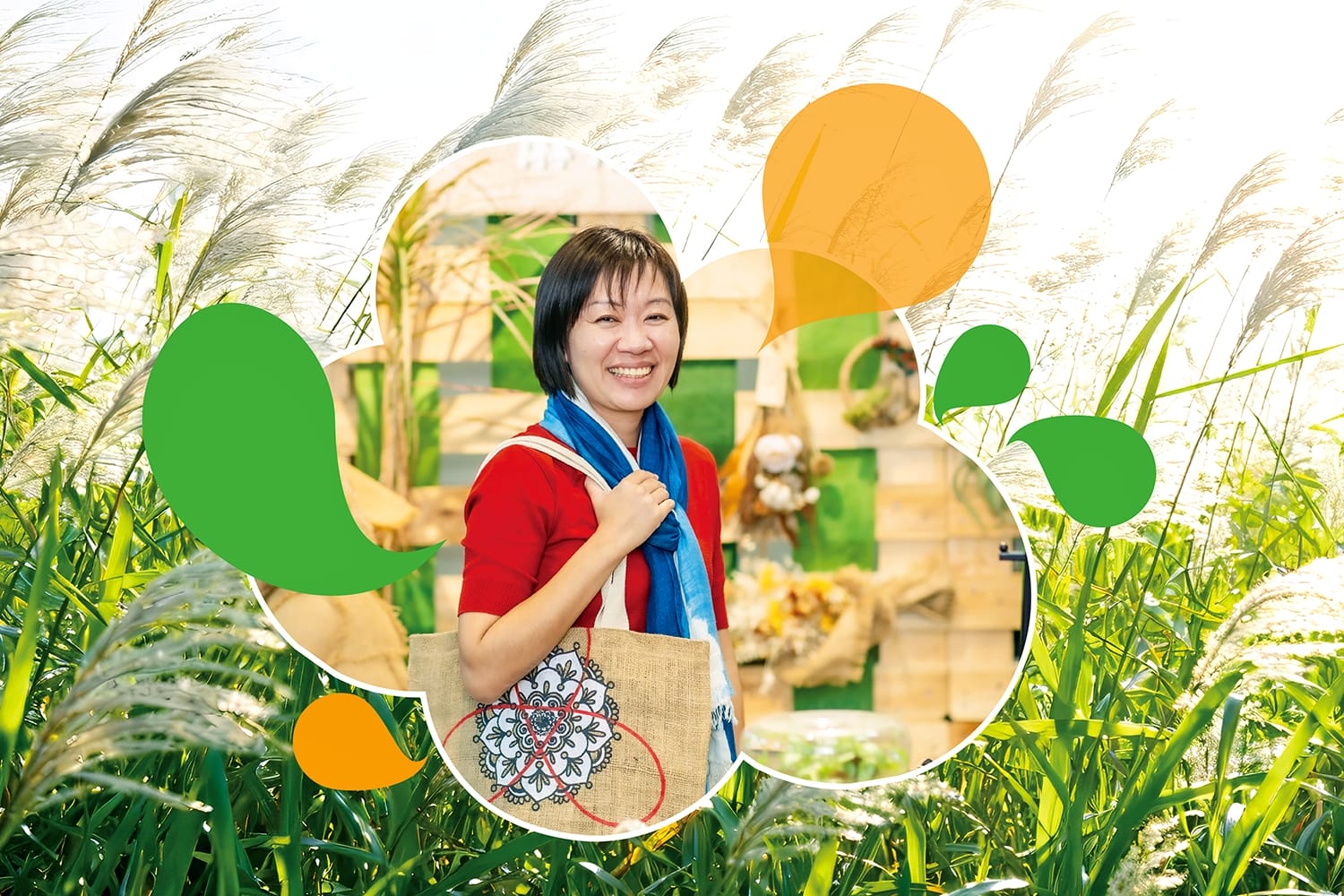 堅韌女性的溫柔力量　賦予麻布豆袋新生