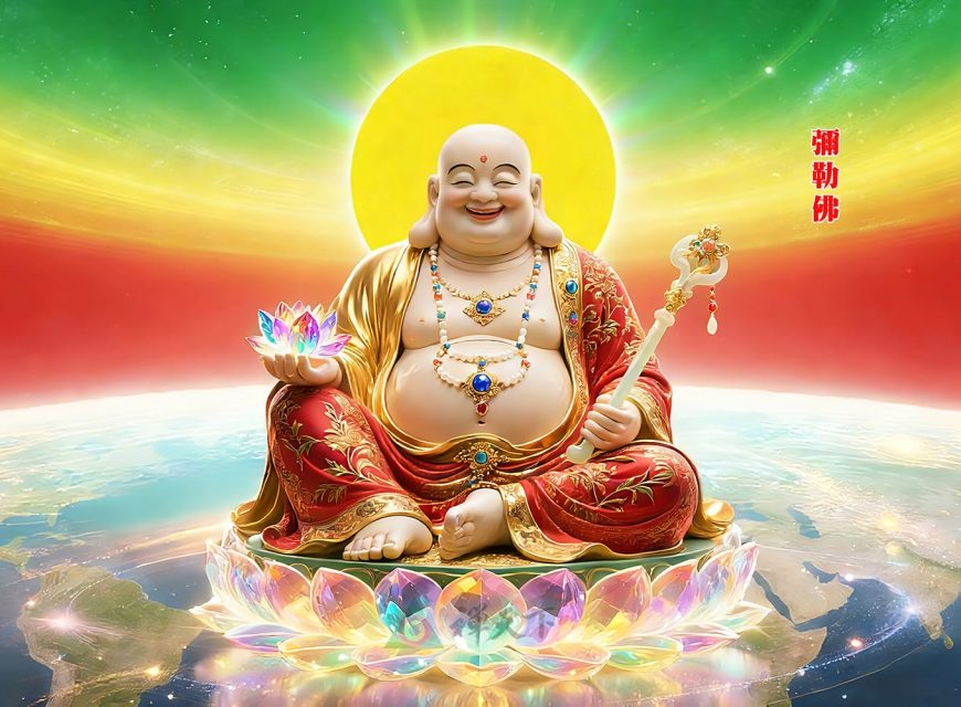 彌勒佛　不在未來，就在本心