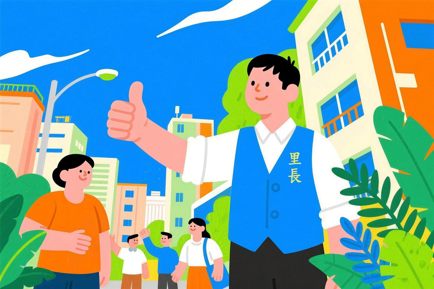 城市基礎建設完善　里長是幕後功臣