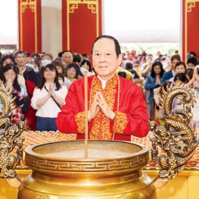 修行要統合佛經與見證　妙天禪師主持慈航寺觀音聖誕法會