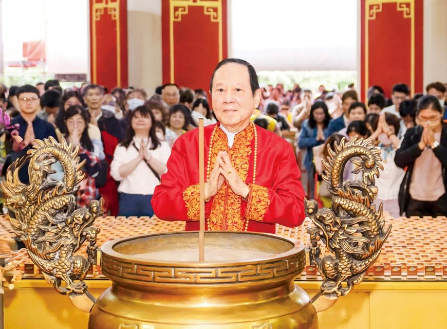 修行要統合佛經與見證　妙天禪師主持慈航寺觀音聖誕法會
