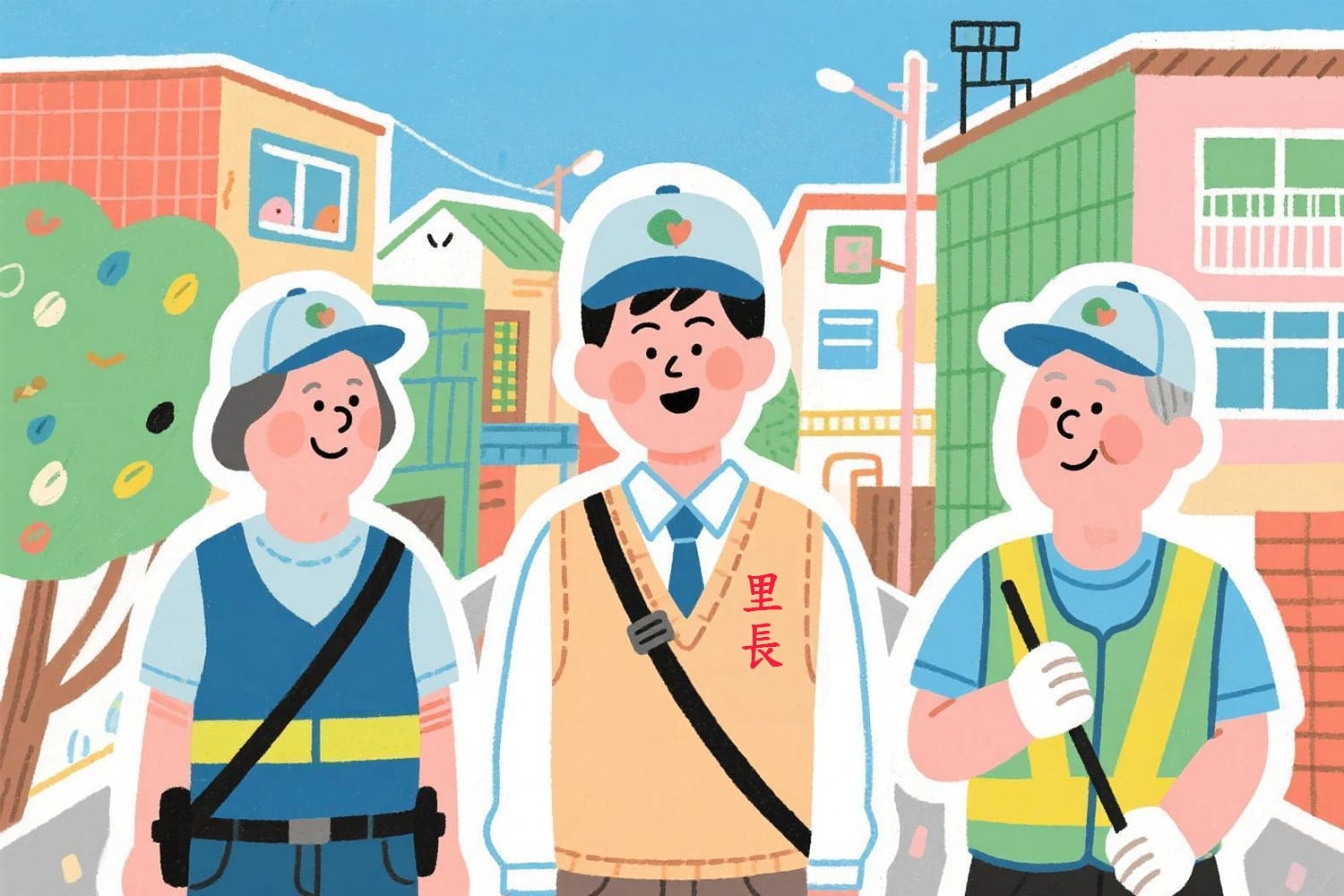 維護治安　里長和巡守隊無私奉獻