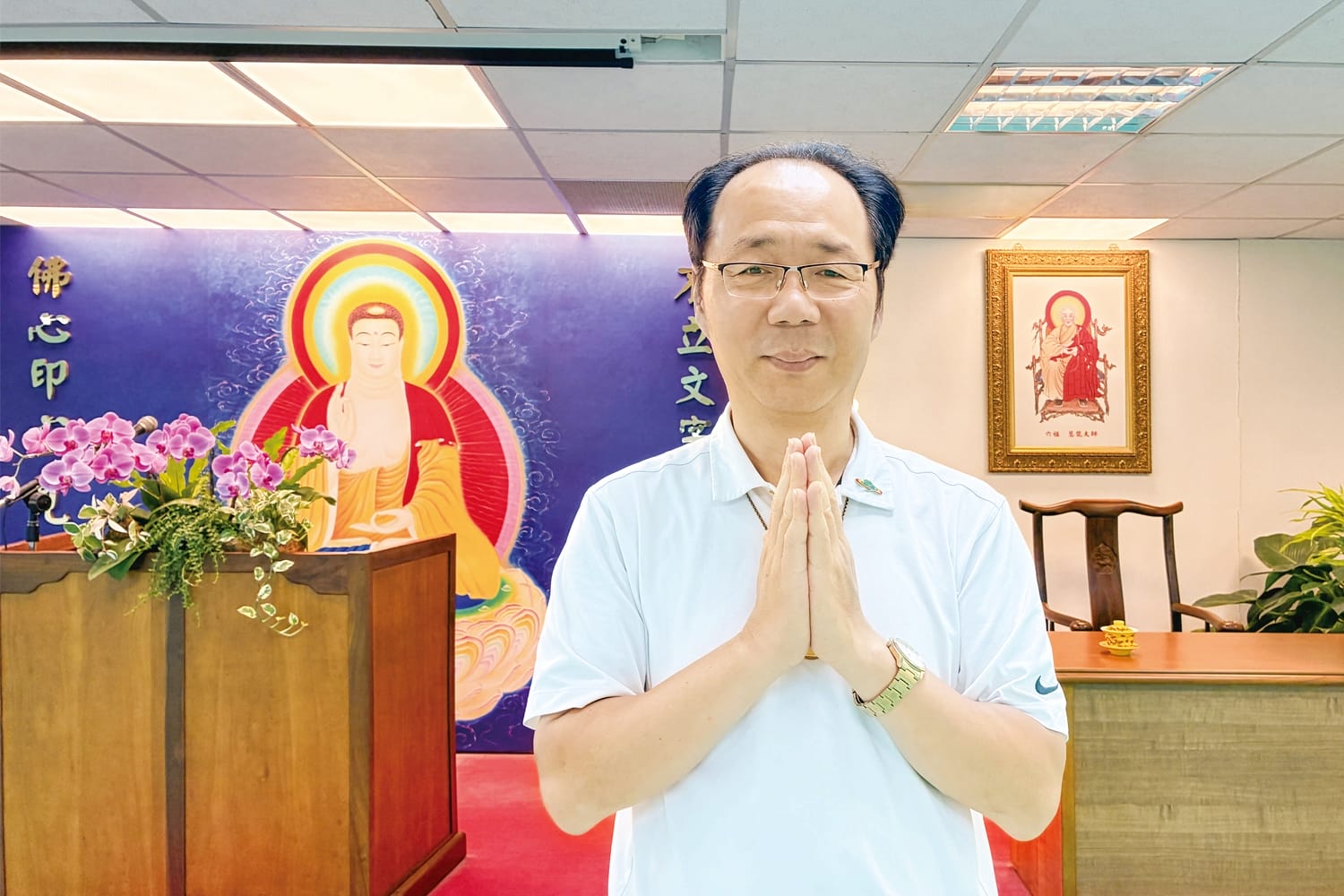 效法六祖慧能大師　只求成佛、不求餘物